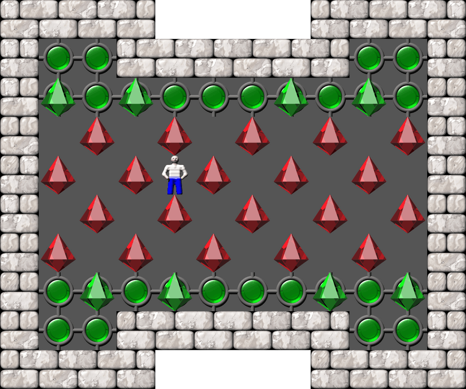 Сокобан Thinking Rabbit Arranged уровень 207